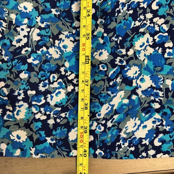 Boden Blue Floral Sheath Dress - 10L - Picture 5 of 5